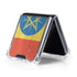 Ethiopia Flag Distressed Galaxy Z Flip5 5G Clear Case